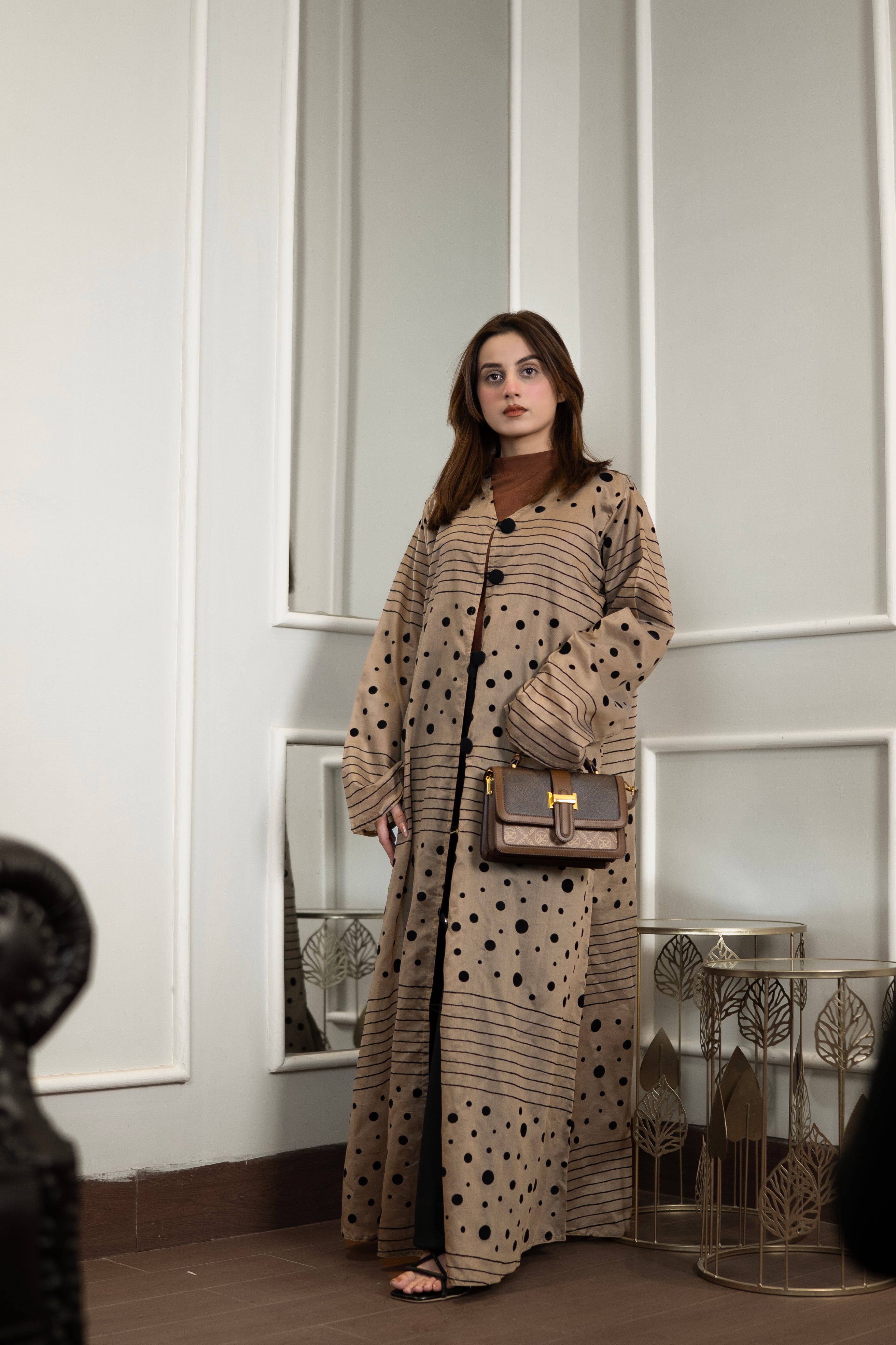 Drimbble Le Sable Élégant Abaya