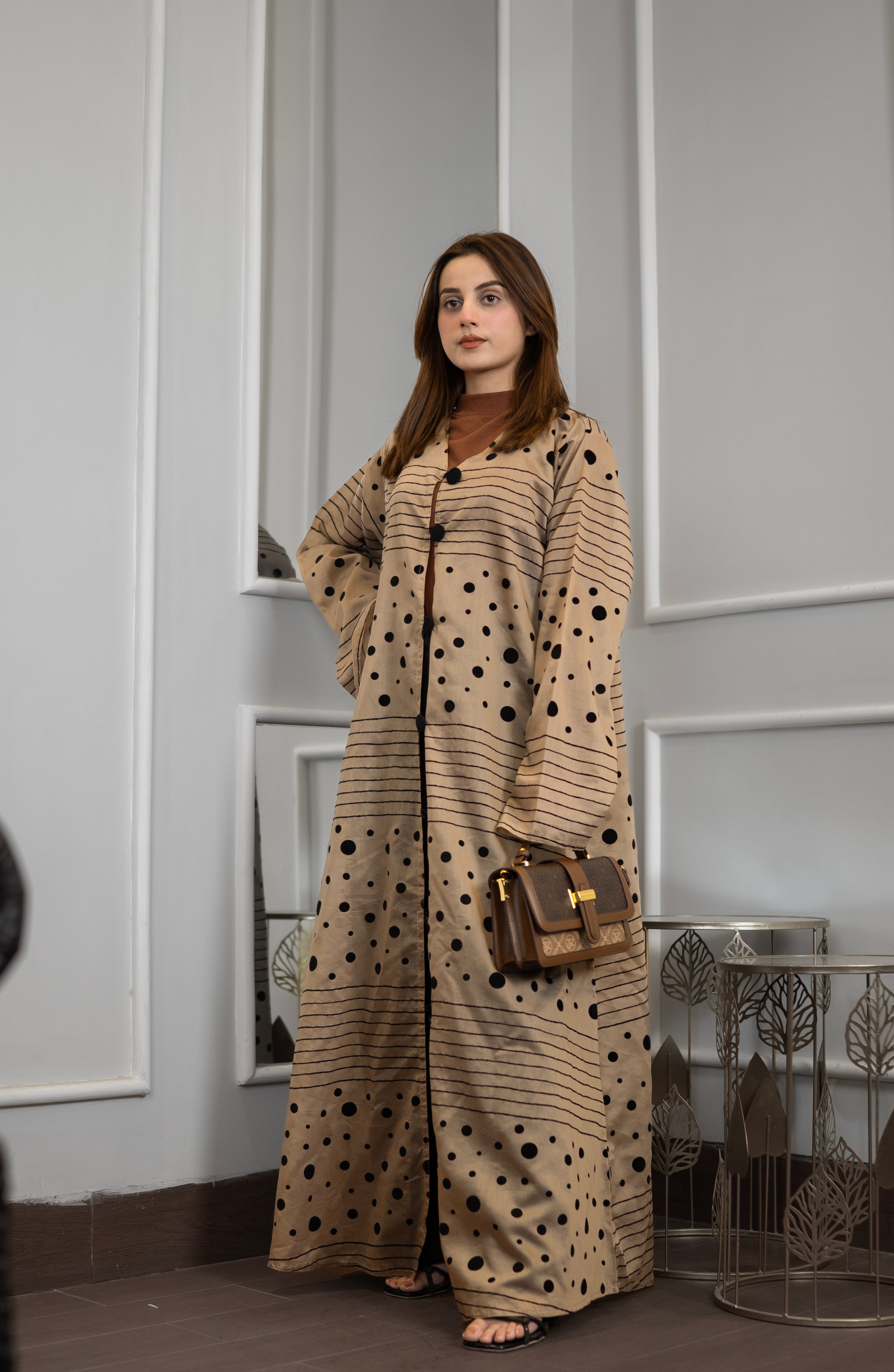 Drimbble Le Sable Élégant Abaya
