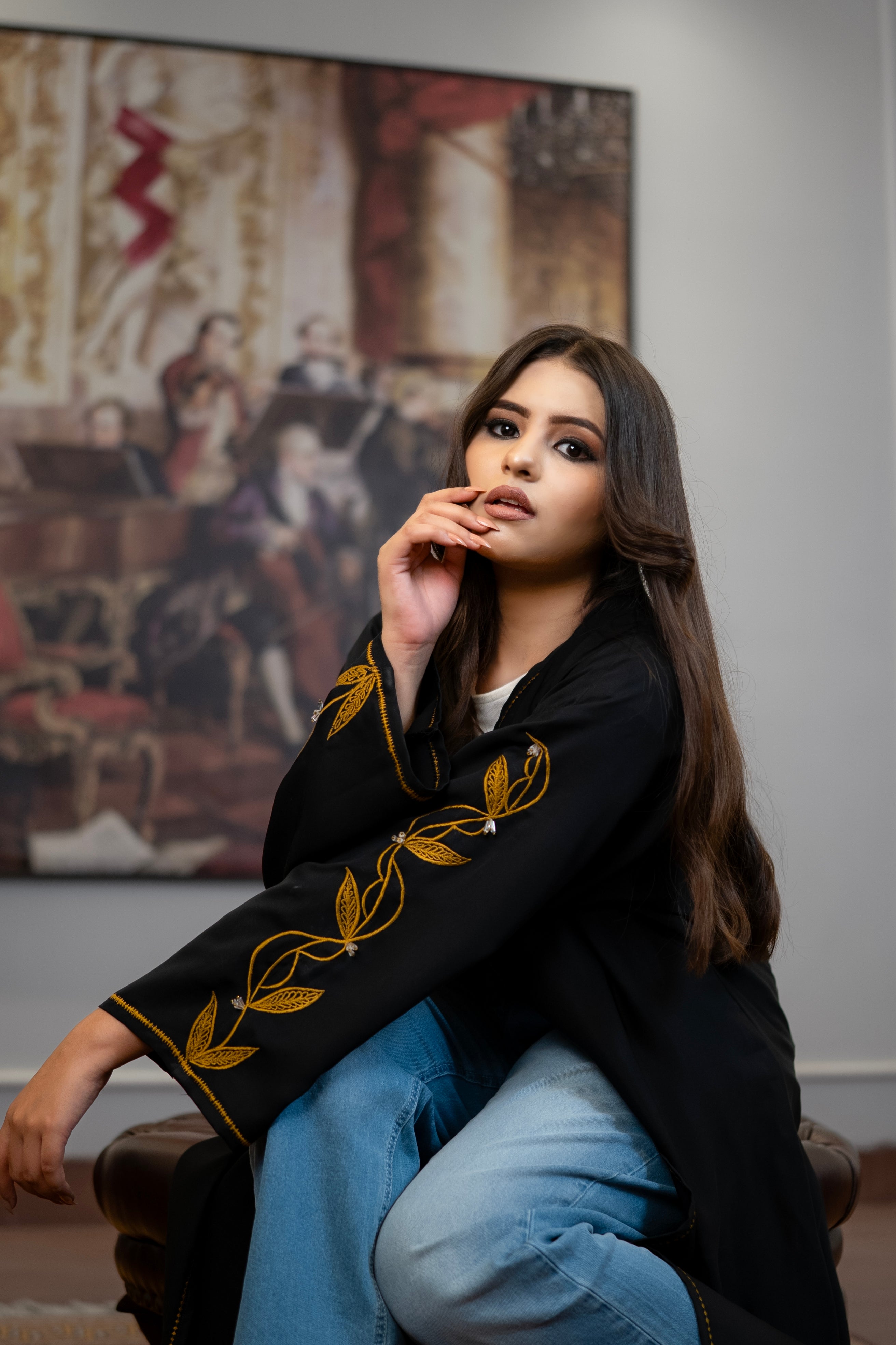 Drimbble Zahrah Noir Abaya